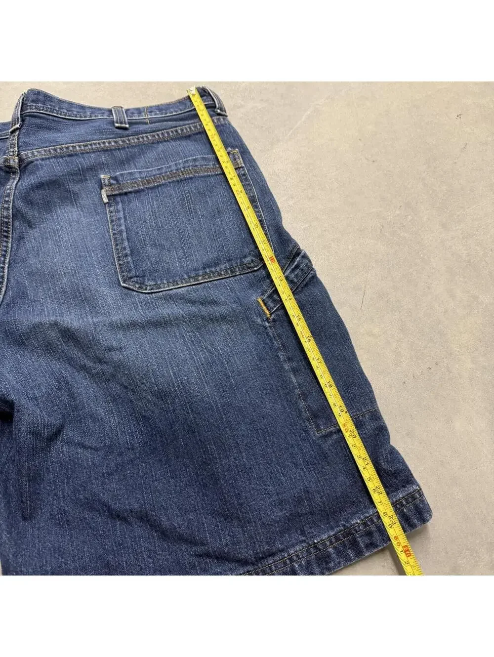 Y2K Levi's Silvertab Baggy Carpenter Denim Shorts Sized Waist 42